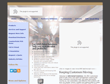 Tablet Screenshot of amsretail.com